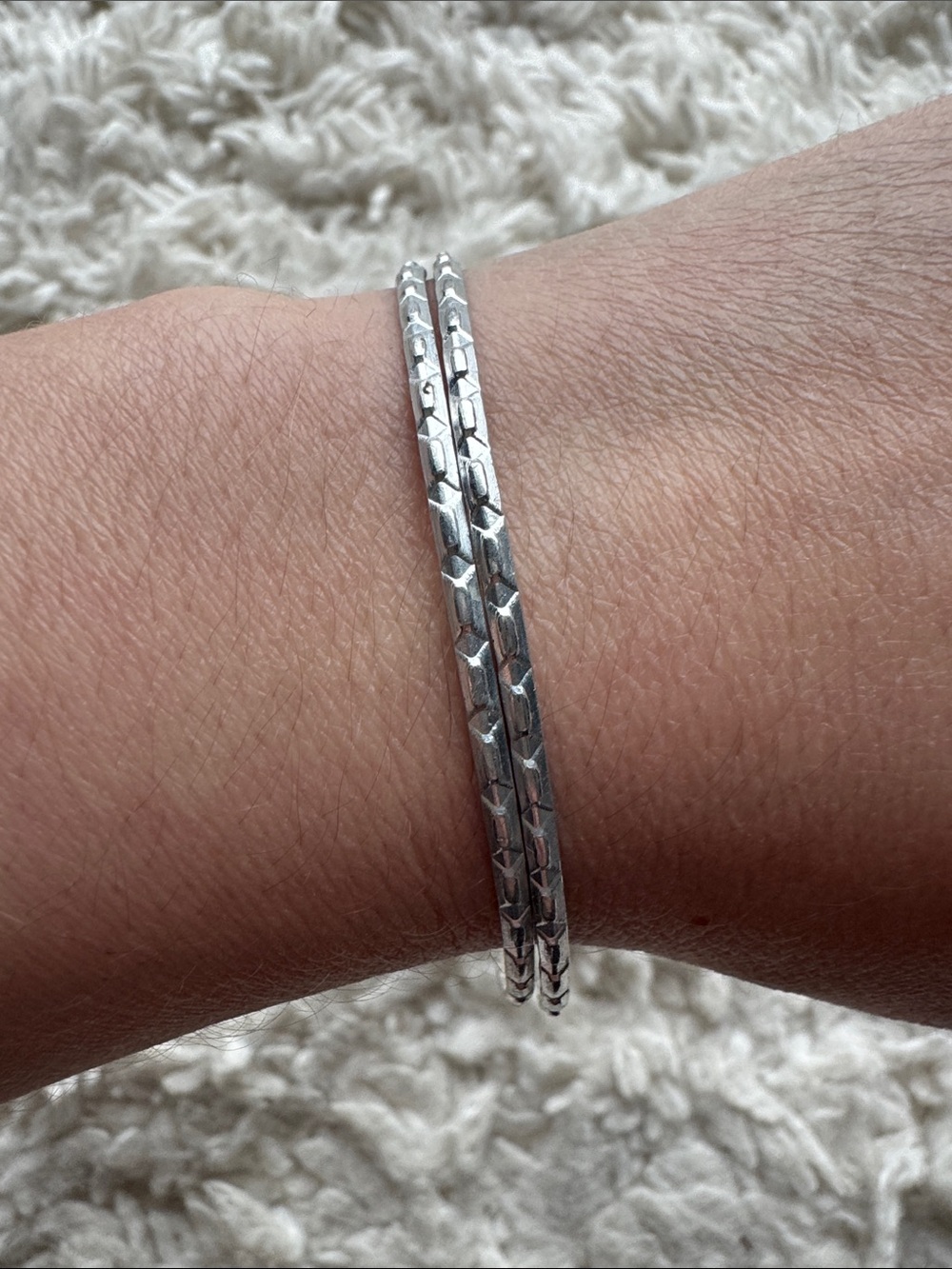 Bundle of Vintage Aluminum Bangles